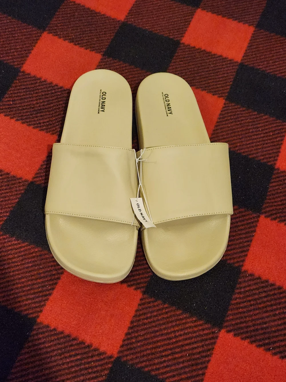 Old Navy Beige Slide Sandals Size 12-13